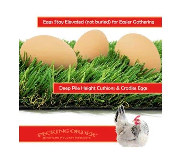 Pecking Order Reusable Nest Box Turf Pads 3 Pack