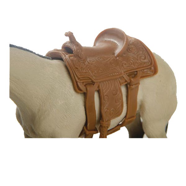 Little Buster Toys Calf Roping Saddle, For Little Buster Quarter Horses