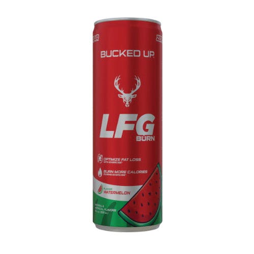 Bucked Up LFG Series Energy Drink, Watermelon, Can