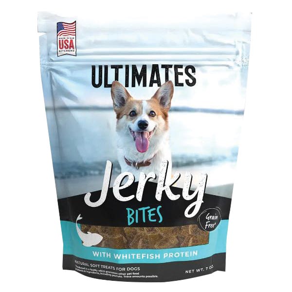 Ultimates Jerky Whitefish Bites Dog Treat