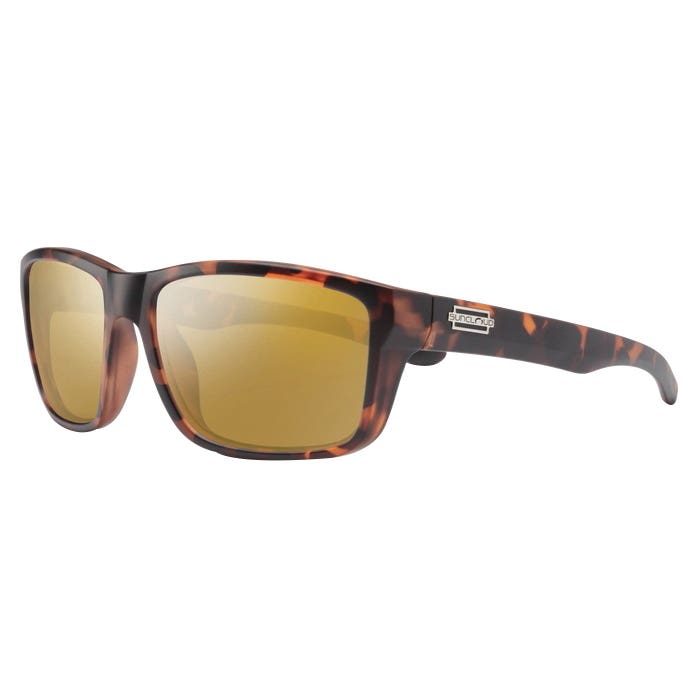 Suncloud Mayor Series Sunglasses, Evolve, Matte Tortoise, Polarized, Sienna Mirror Lens