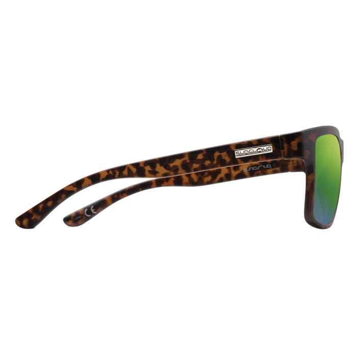 Suncloud A-Team Series Sunglasses, Evolve, Rectangular, Plastic, Matte Tortoise, Polarized