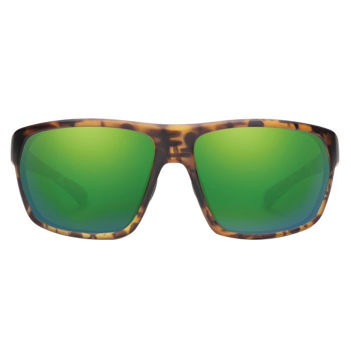 Suncloud Boone Series Sunglasses, Evolve, Matte Tortoise, Polarized, Green Mirror Lens