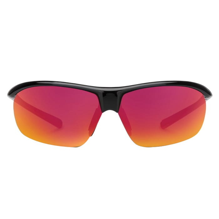 Suncloud Zephyr Series Sunglasses, Evolve, Black, Polarized, Red Mirror Lens