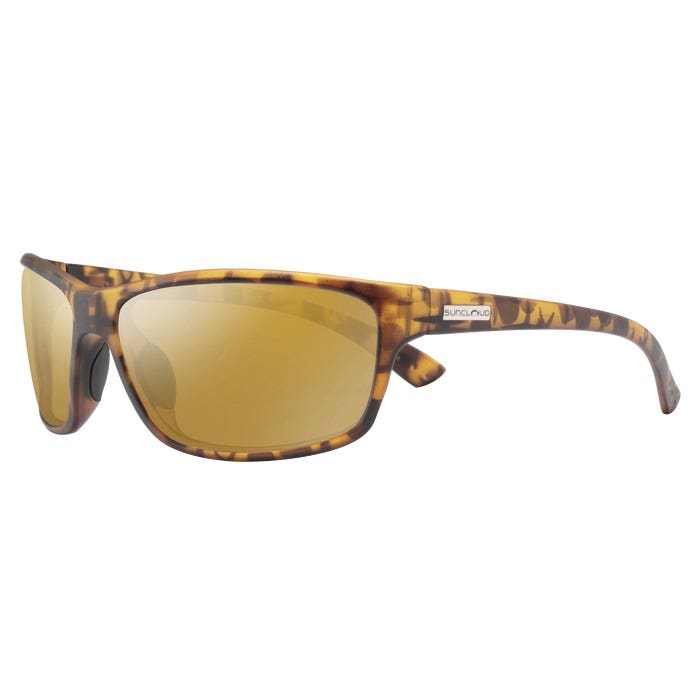 Suncloud Sentry Series Sunglasses, Evolve, Nylon, Matte Tortoise, Polarized, Sienna Mirror Lens