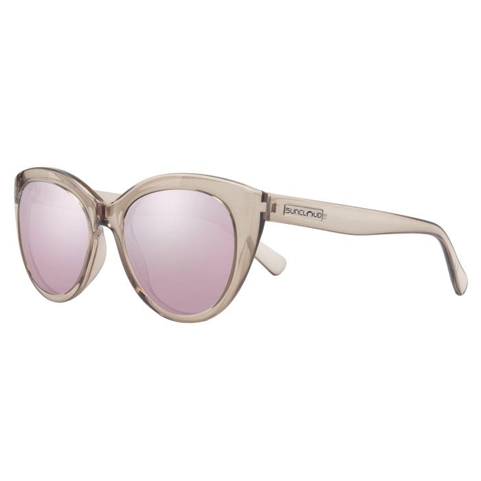 Suncloud Cityscape Series Sunglasses, Evolve, Cat Eye, Polycarbonate, Transparent Taupe, Polarized