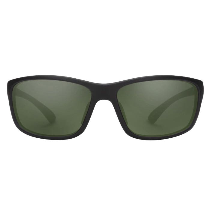 Suncloud Sentry Series Sunglasses, Evolve, Nylon, Matte Black, Polarized, Gray Green Lens
