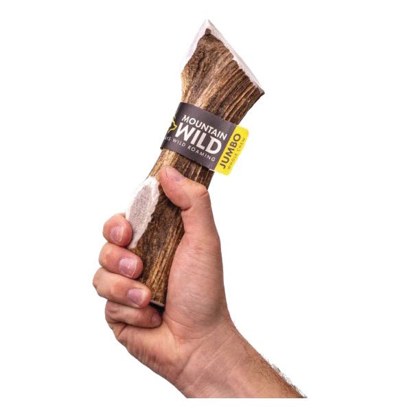 Mountain Wild 10020 Whole Antler Chew, Jumbo, Wild Elk, 85 lb