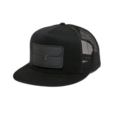 Kimes Ranch Ventilated Hat, Banner Patch, Mesh Back, One-Size, Cotton/Polyester, Black