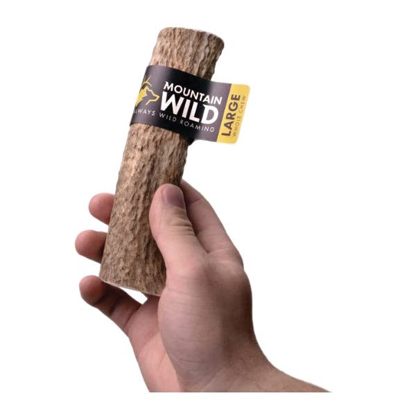 Mountain Wild 10018 Whole Antler Chew, L, Wild Elk, 40 to 70 lb