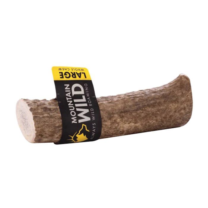 Mountain Wild 10018 Whole Antler Chew, L, Wild Elk, 40 to 70 lb