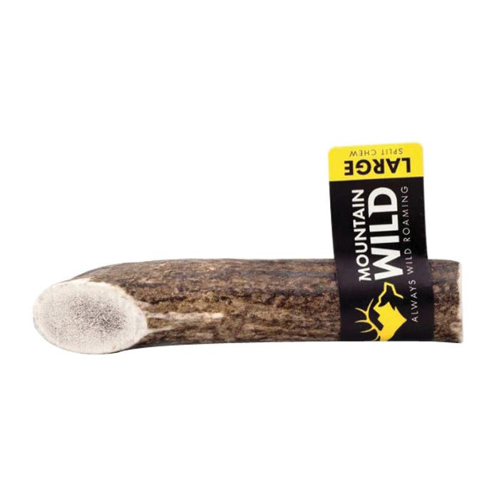 Mountain Wild 10015 Split Antler Chew, L, Wild Elk, 40 to 70 lb