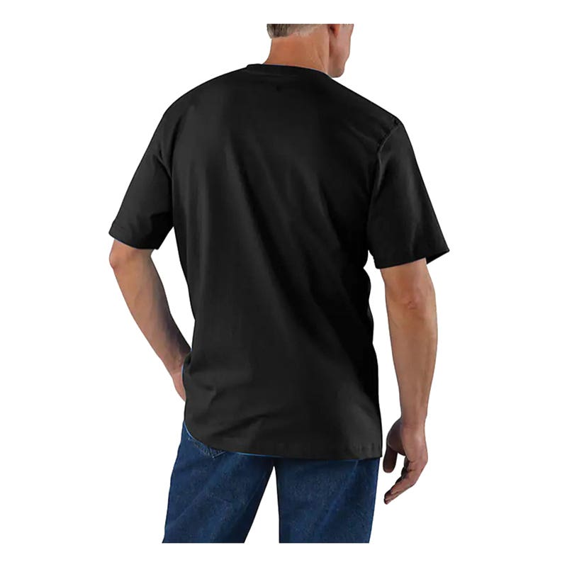 Carhartt T-Shirt, M, Regular, Cotton, Olive, Carhartt Label, Crew Neck, Short Sleeve, Loose