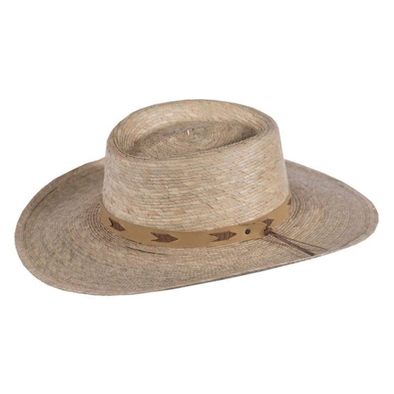 Outback Trading Company Santa Fe Series 15181-NAT-LG Hat, Wire Brim, L, Palm Straw, Natural