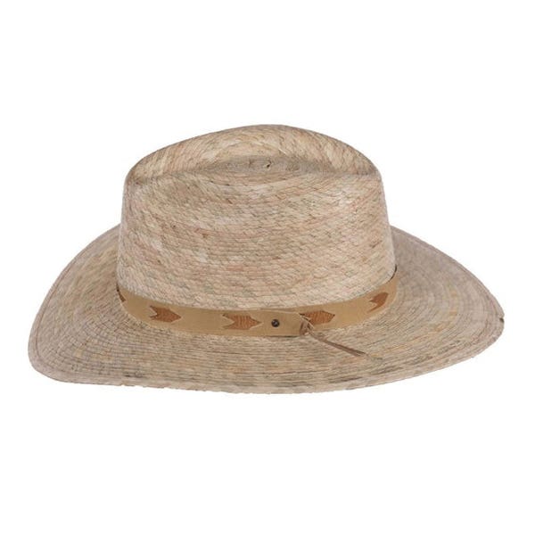 Outback Trading Company Odessa Series 15186-NAT-LG Hat, Wire Brim, L, Palm Straw, Natural