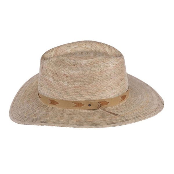 Outback Trading Company Odessa Series 15186-NAT-MD Hat, Wire Brim, M, Palm Straw, Natural