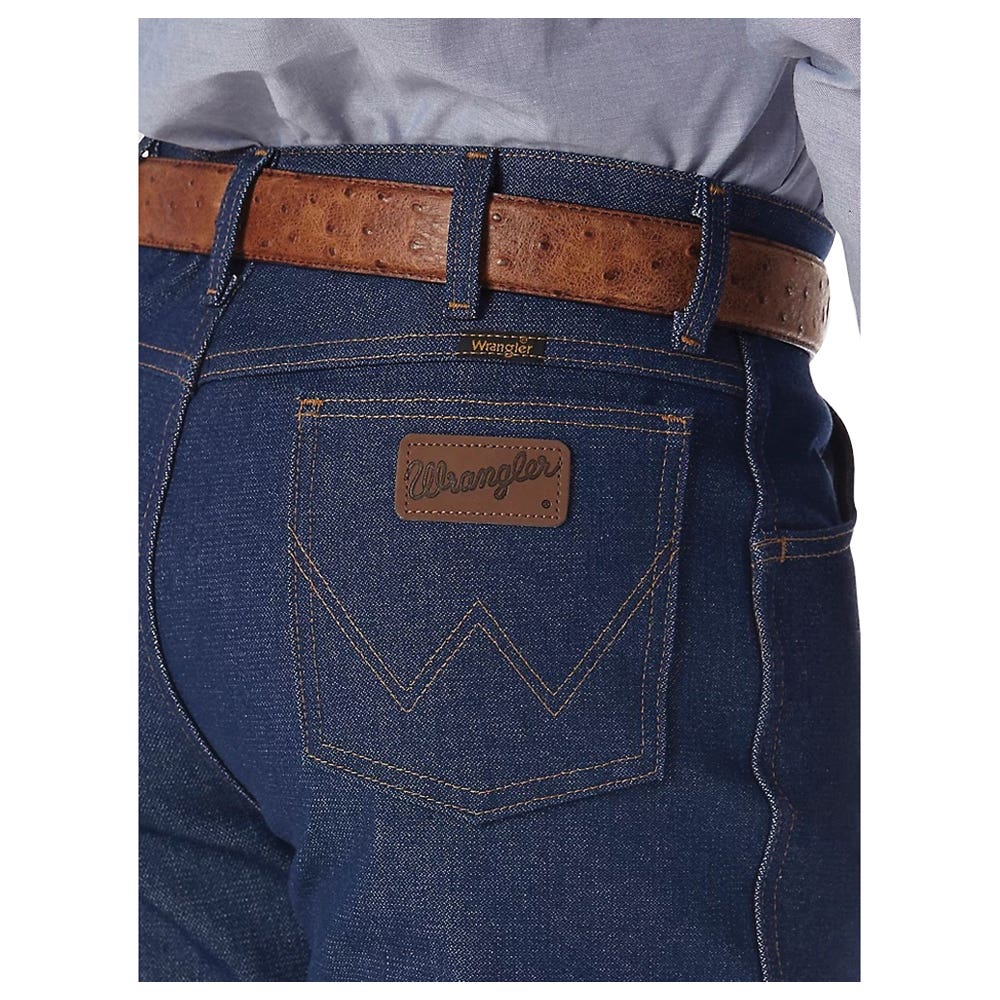 Wrangler Jeans, 34 in, 33 in L, Navy, Regular