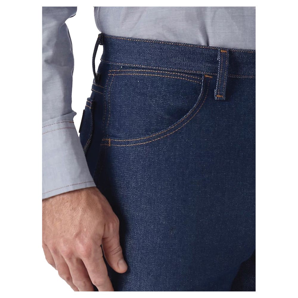 Wrangler Jeans, 34 in, 33 in L, Navy, Regular