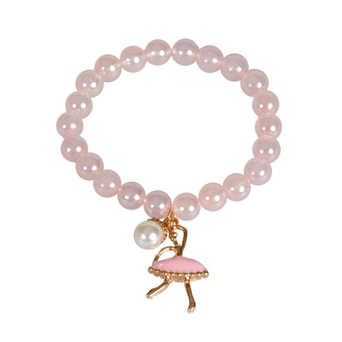 Great Pretenders Bracelet, Ballet Beauty, Beaded Pearl, Pink