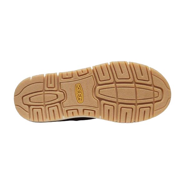 Keen San Jose Series Medium-Duty Work Boots, 9.5, M W, Gingerbread/Gum, Leather