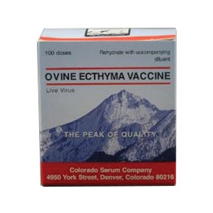 Colorado Serum Company Ovine Ecthyma Sore Mouth Antibiotic, 100 Dose