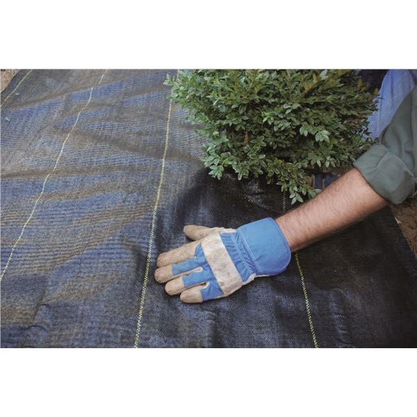 DeWitt PRO-5 Weed-Barrier Series Landscape Weed Barrier, 250 ft L, 8 ft W, 28 mil Thick, Polypropylene, Black
