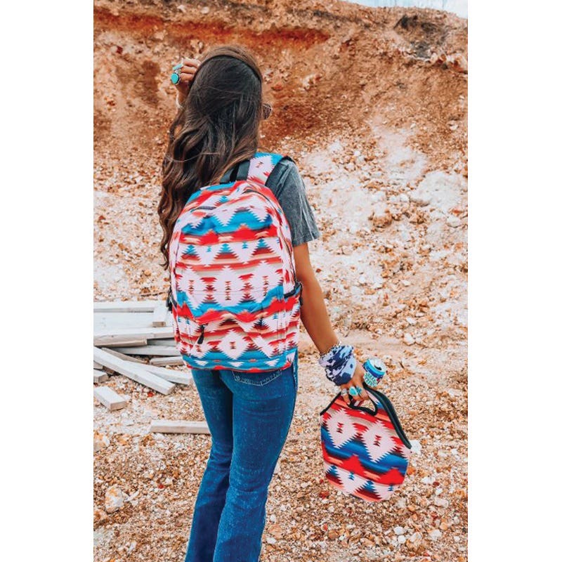 Front Porch Boutique Lunch Tote, Aztec