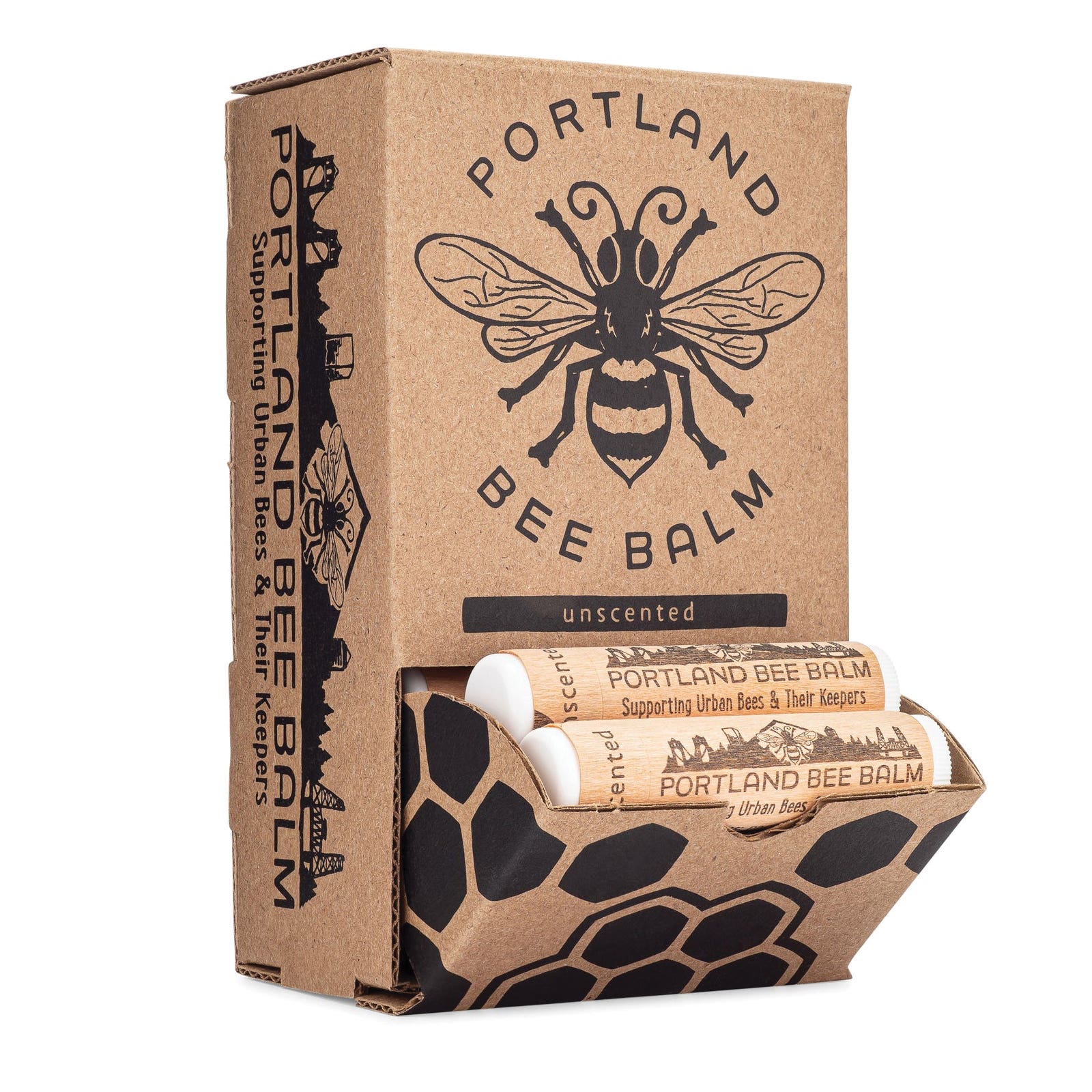 Portland Bee Balm Lip Balm, Unscented