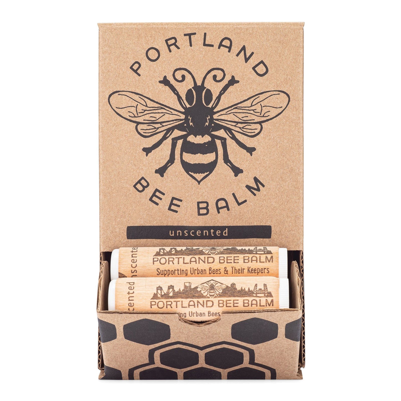 Portland Bee Balm Lip Balm, Unscented