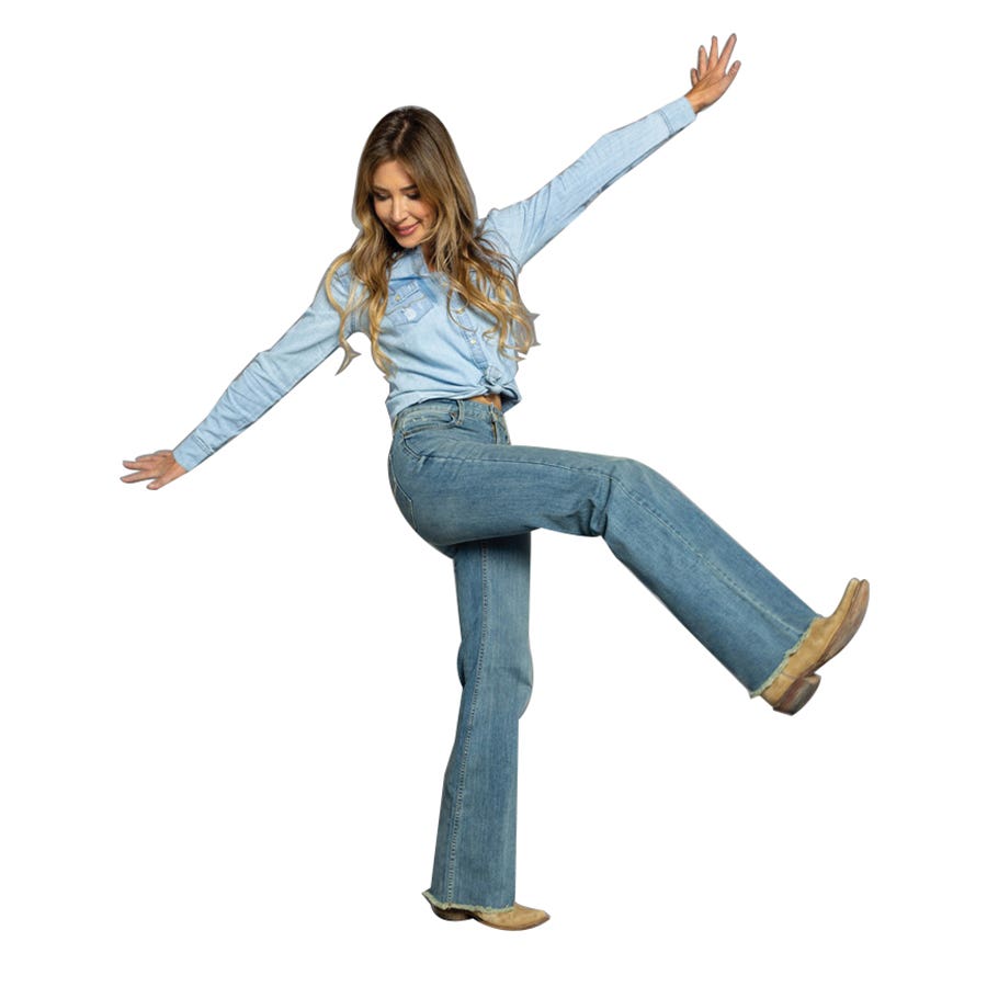 Kimes Ranch Olivia Series Jeans, 0, 34 in L, Blue
