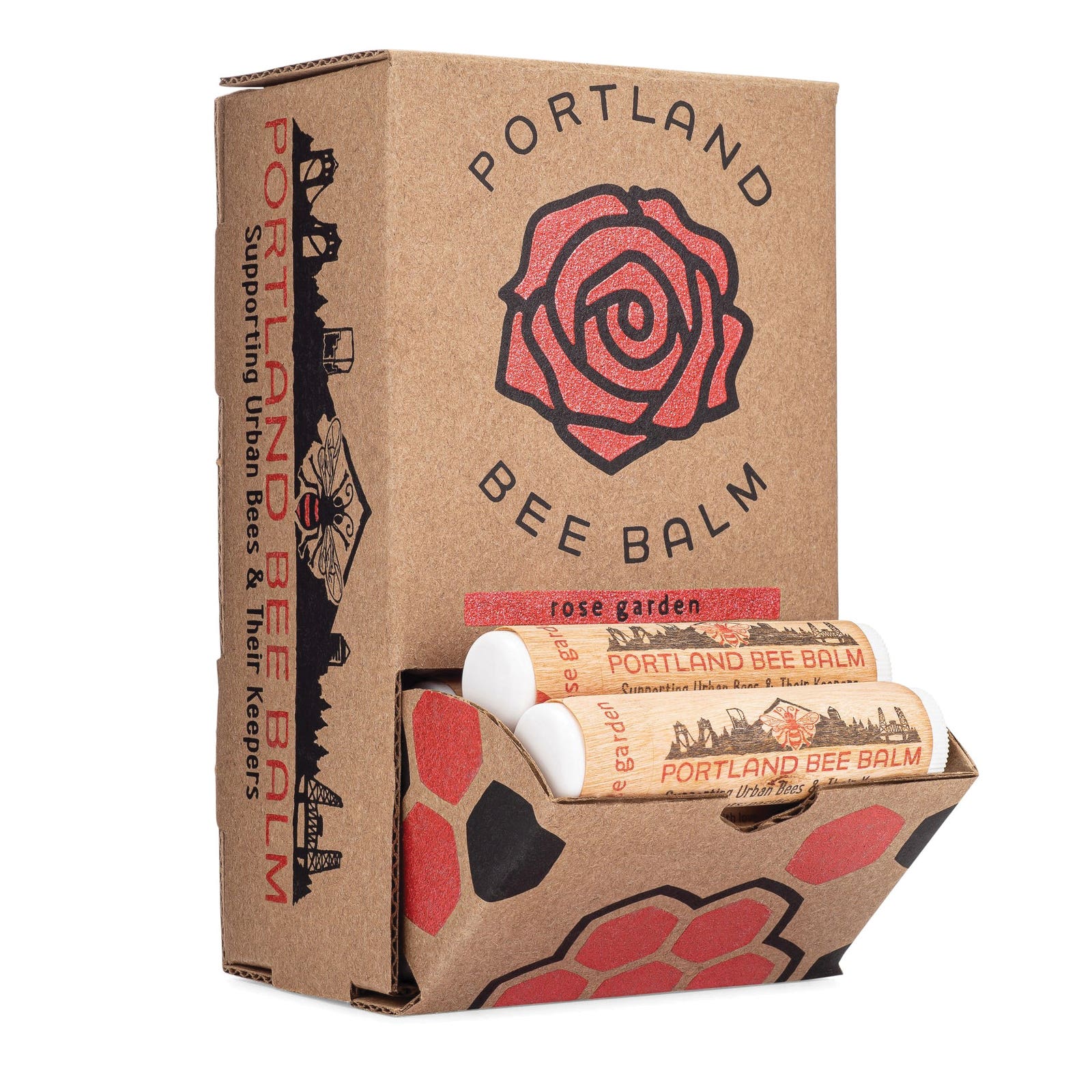 Portland Bee Balm Lip Balm, Rose Garden