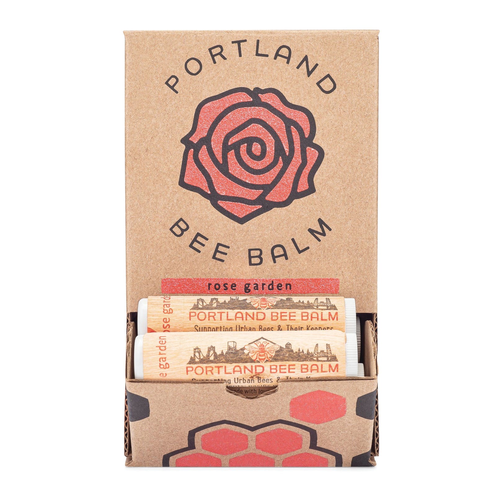Portland Bee Balm Lip Balm, Rose Garden