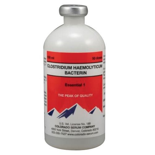 Colorado Serum Company Clostridium Haemolyticum Bacterin Essential 1 Vaccine, Liquid, 100 mL