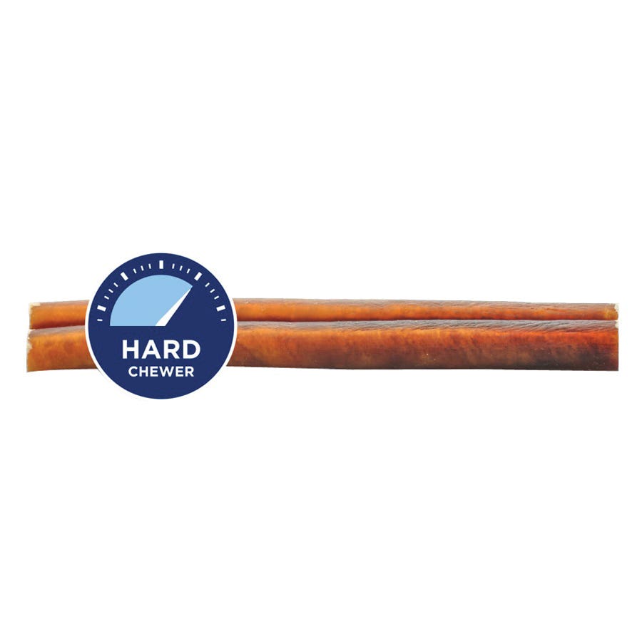 Barkworthies 139849 Double-Cut Bully Stick, 6 in, 1/PK