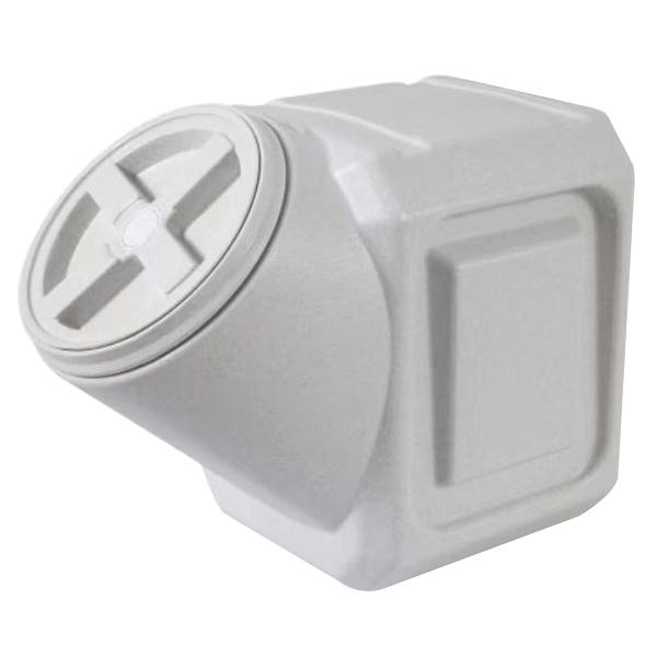 Petmate Vittles Vault 4360 Outback Stackable Food Storage Container, 60 lb, Plastic, Granite Stone, 20 in L, 12 in W
