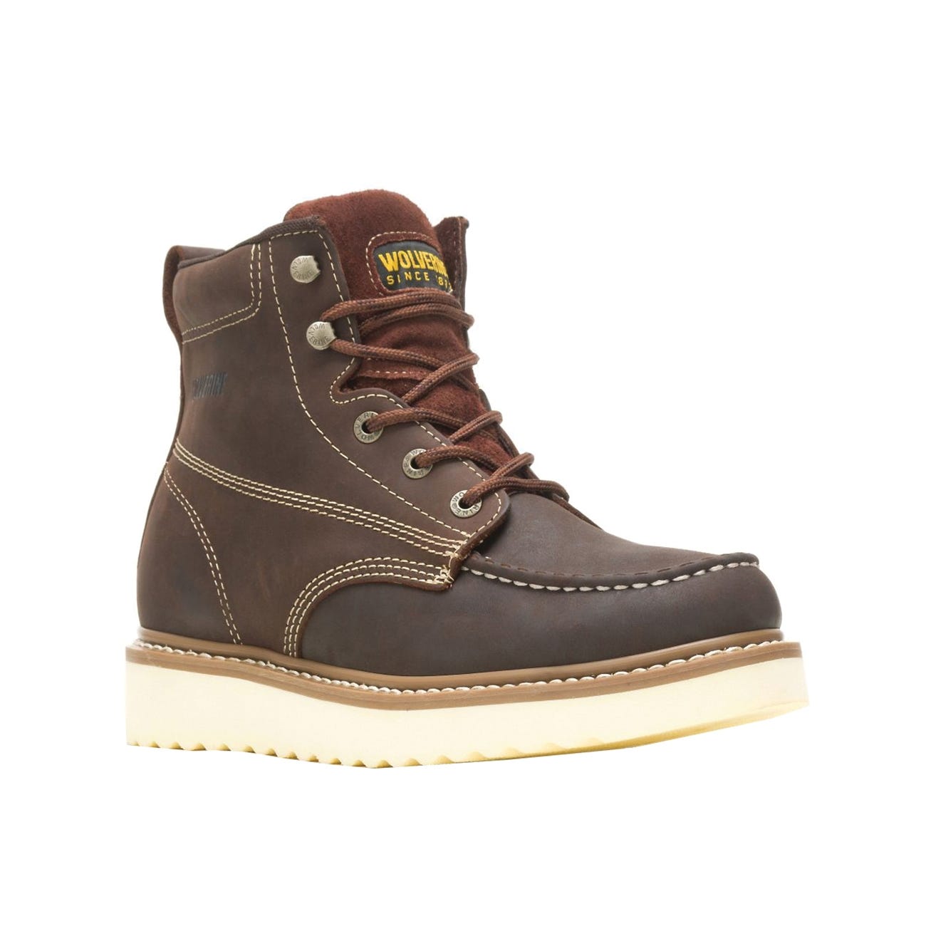 Wolverine Loader Series Work Boots, 11.5, M W, Brown, Leather