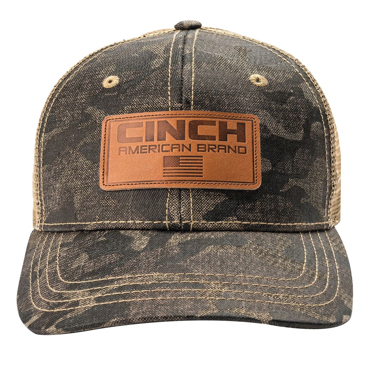 Cinch Trucker Cap, Tonal Camo Print, Men's, One-Size