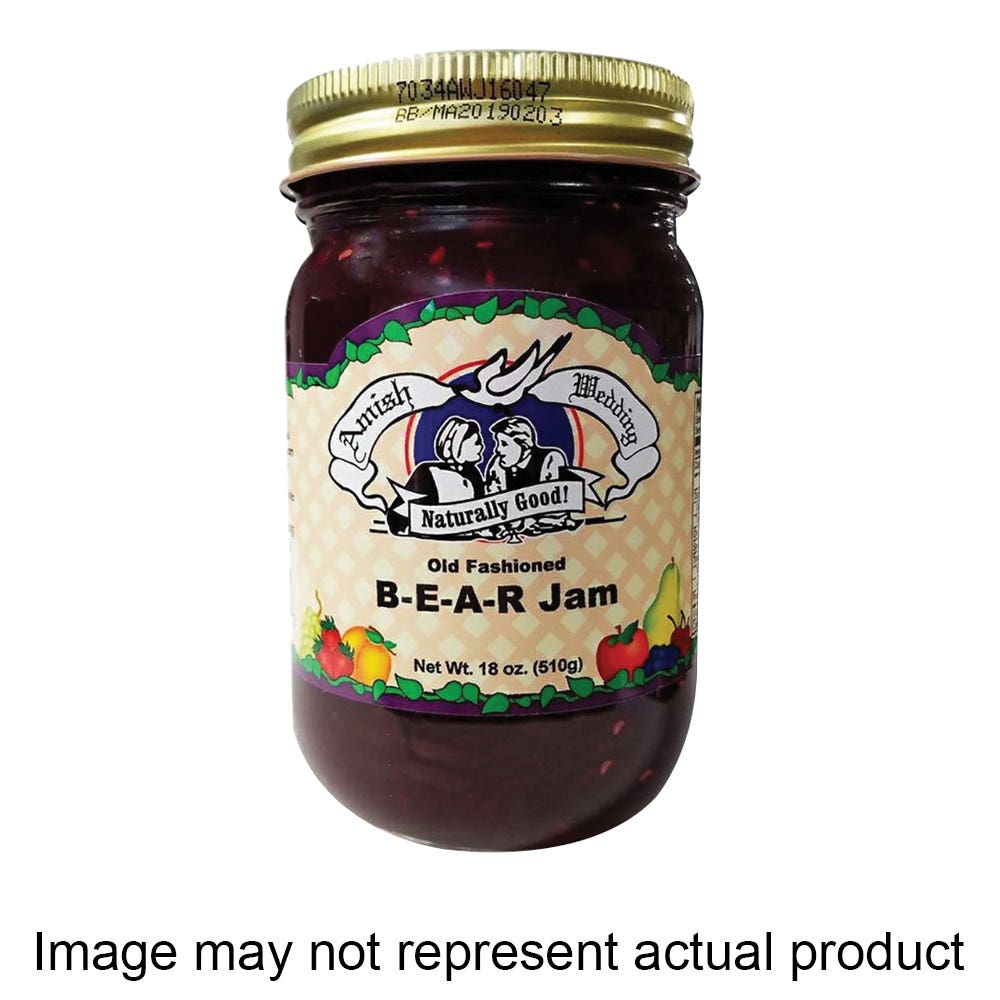 Amish Wedding Bear Jam, 9 oz, Jar