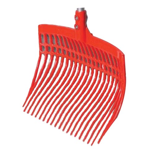 Tuff Tubs STR22-RD Stable Fork, Aluminum Handle, D-Handle Handle, Red