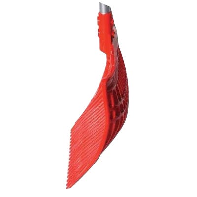 Tuff Tubs STR22-RD Stable Fork, Aluminum Handle, D-Handle Handle, Red