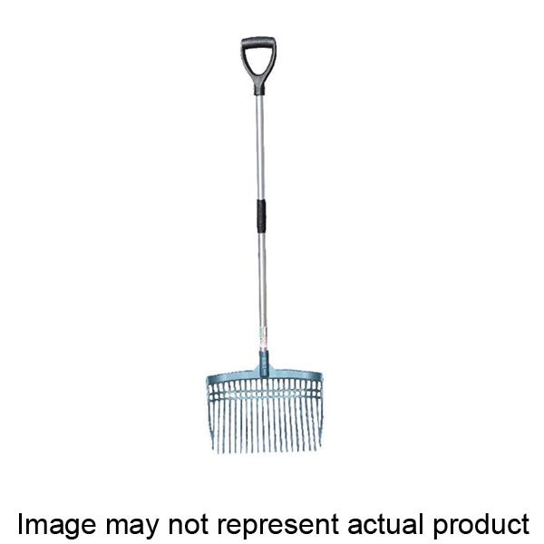 Tuff Tubs STR22-RD Stable Fork, Aluminum Handle, D-Handle Handle, Red