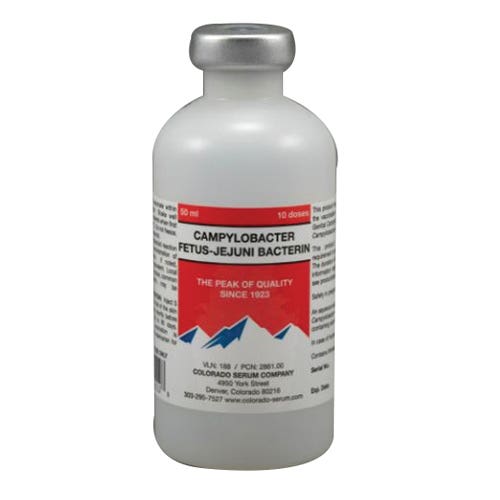 Colorado Serum Company Campylobacter Fetus-Jejuni Bacterin Vaccine, Liquid, 50 mL