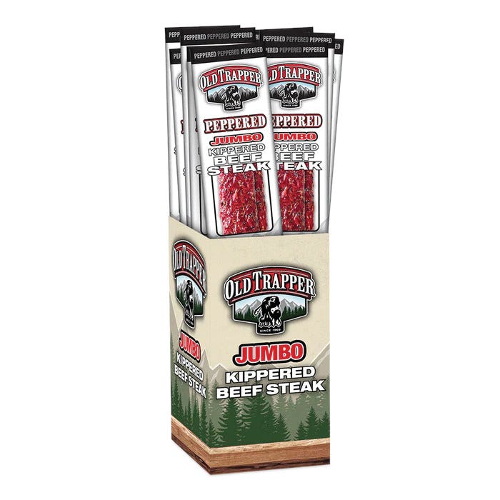 Old Trapper Peppered Kippered Beef Steak 2 oz