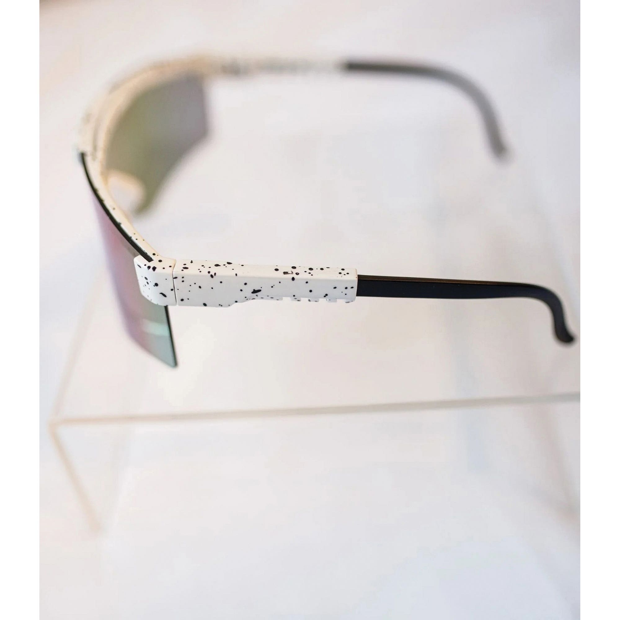 Front Porch Boutique Sport Shade Sunglasses, Polycarbonate, White, Polarized