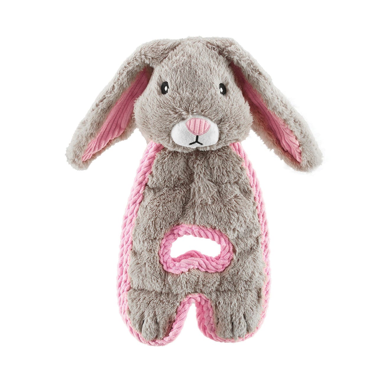 Charmingpet Dog Toy, Cuddle Tug, Bunny, Corduroy/Plush