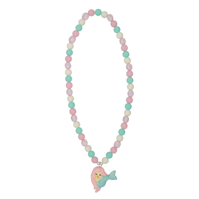 Great Pretenders Necklace, Matte Mermaid, Beads