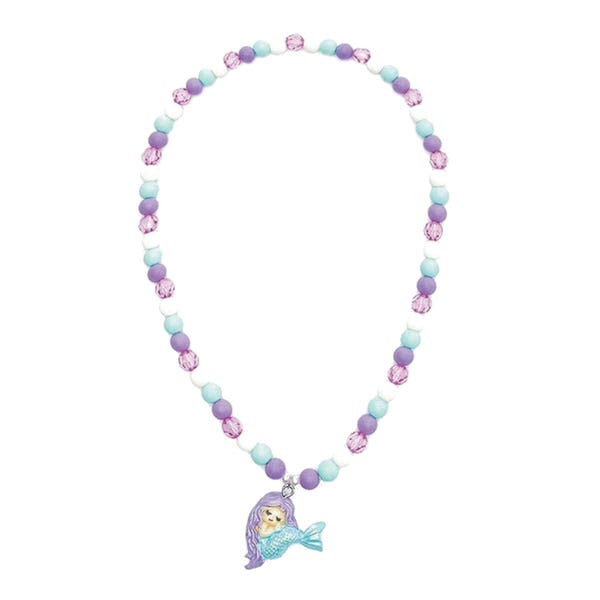 Great Pretenders Necklace, Matte Mermaid, Beads