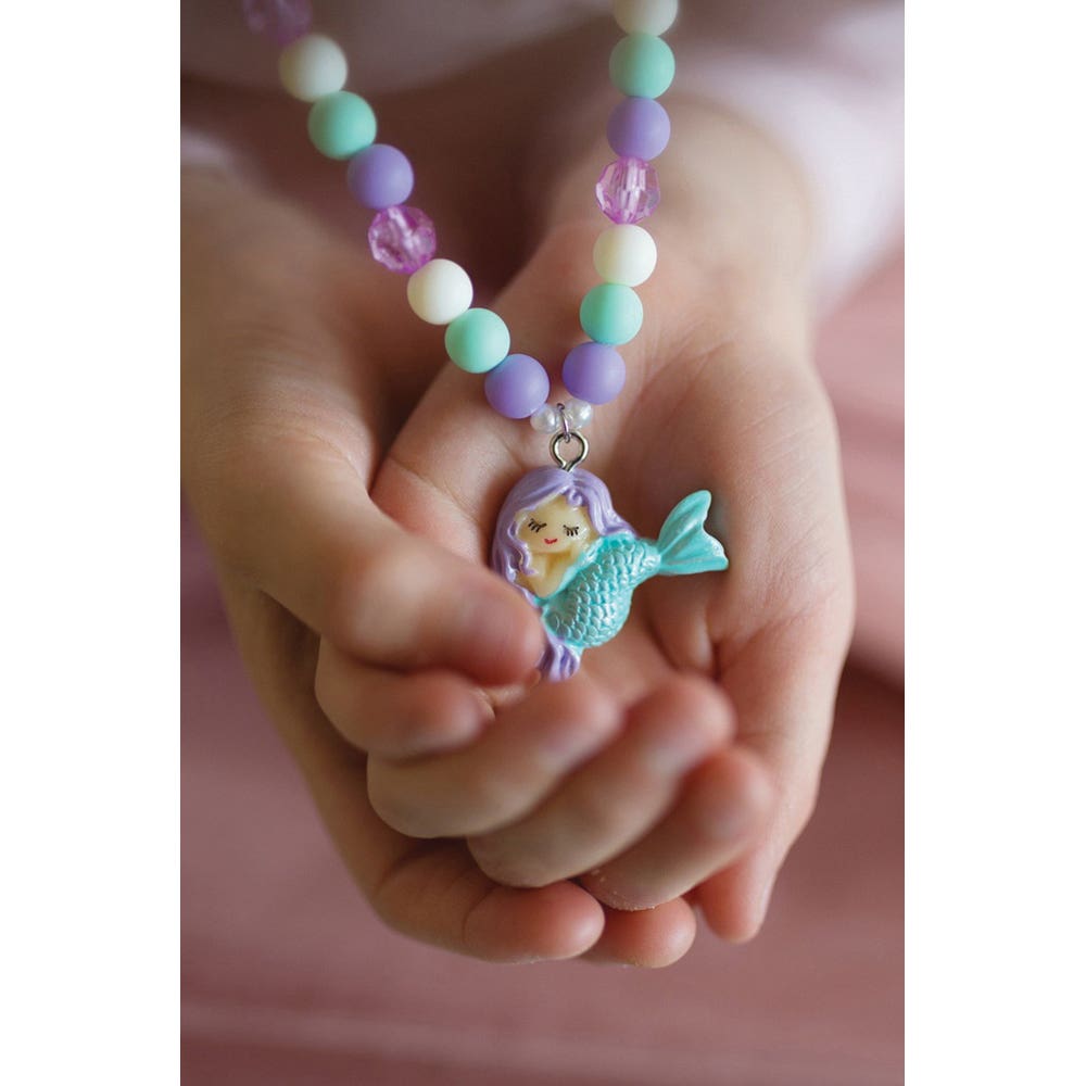 Great Pretenders Necklace, Matte Mermaid, Beads