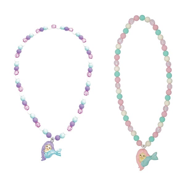 Great Pretenders Necklace, Matte Mermaid, Beads