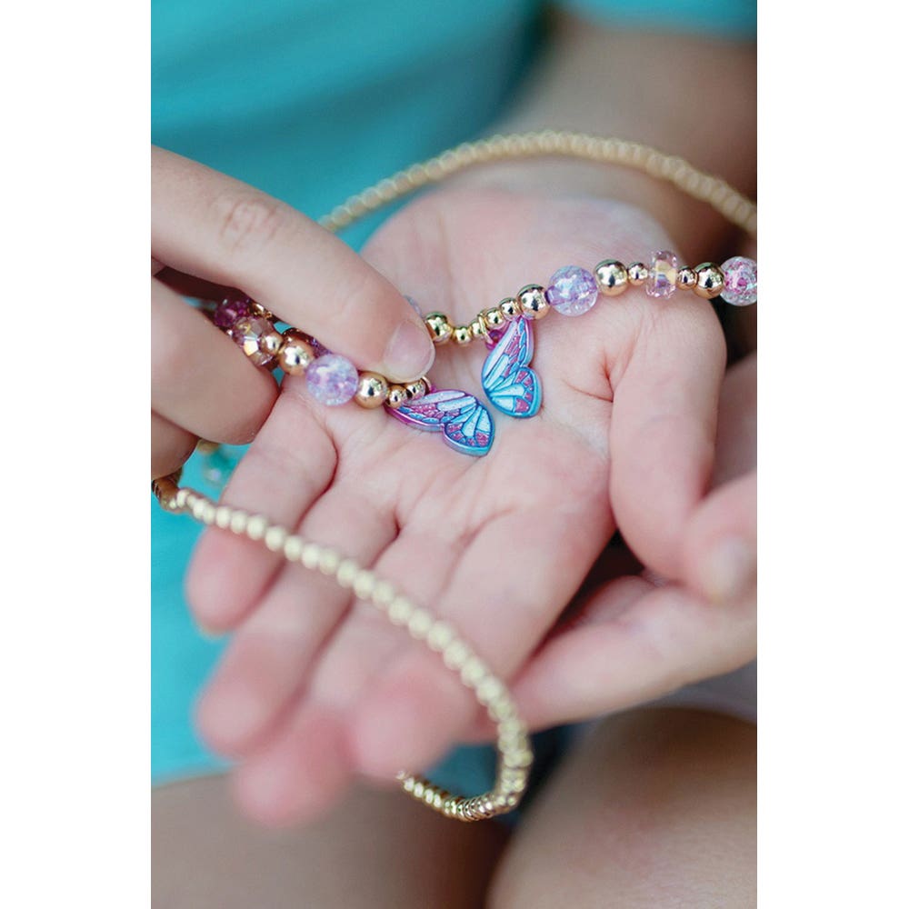Great Pretenders Necklace, Butterfly Wishes BFF, Beads, Gold